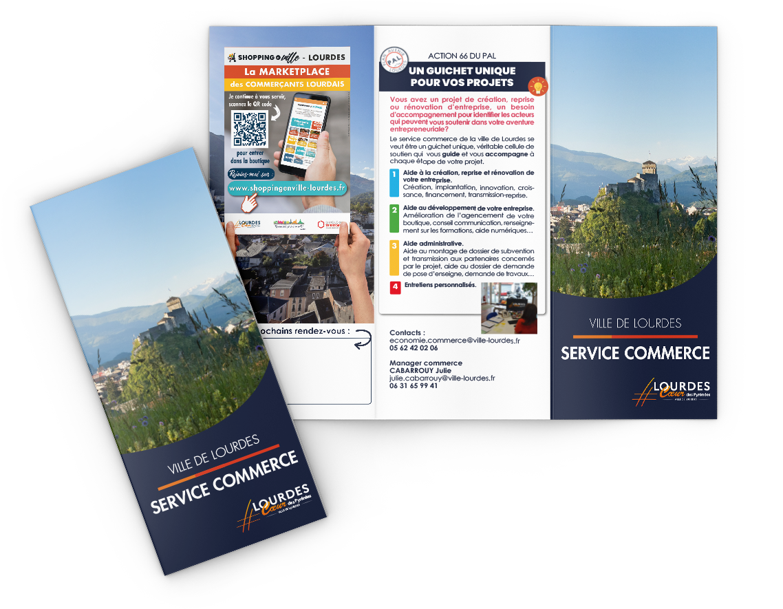 brochure service commerce lourdes