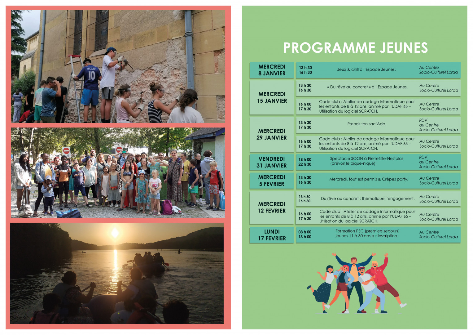 Programme CSC Lorda Janvier-Février 2025