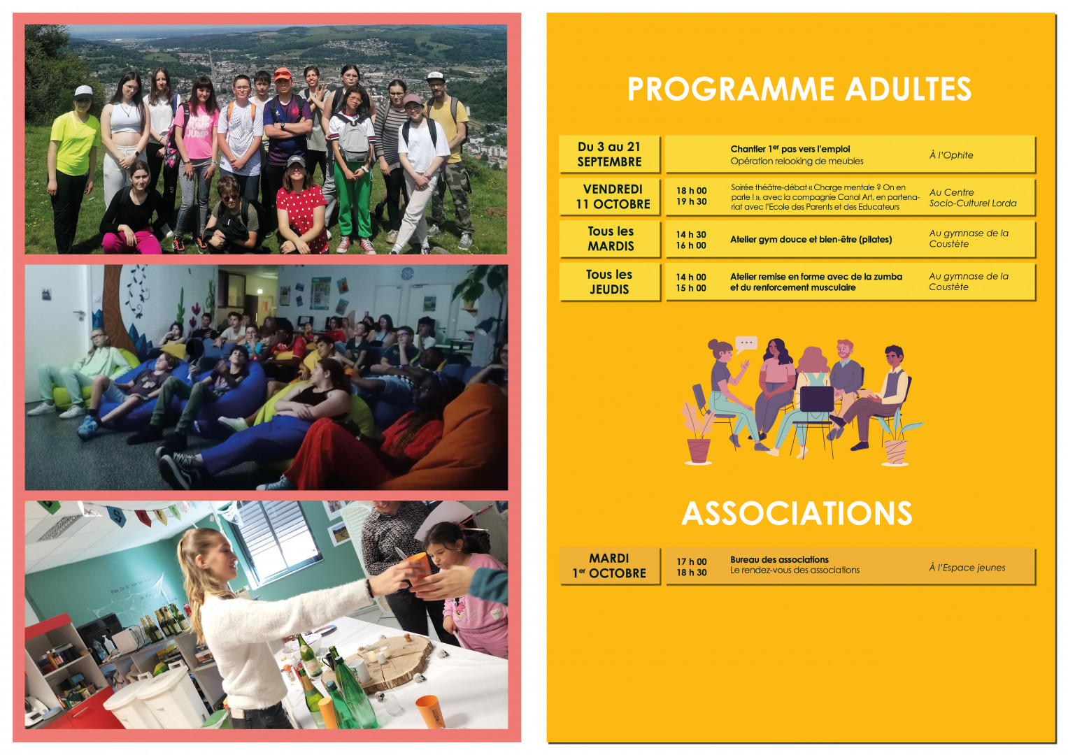 Programme CSC Lorda Septembre-Octobre 2024
