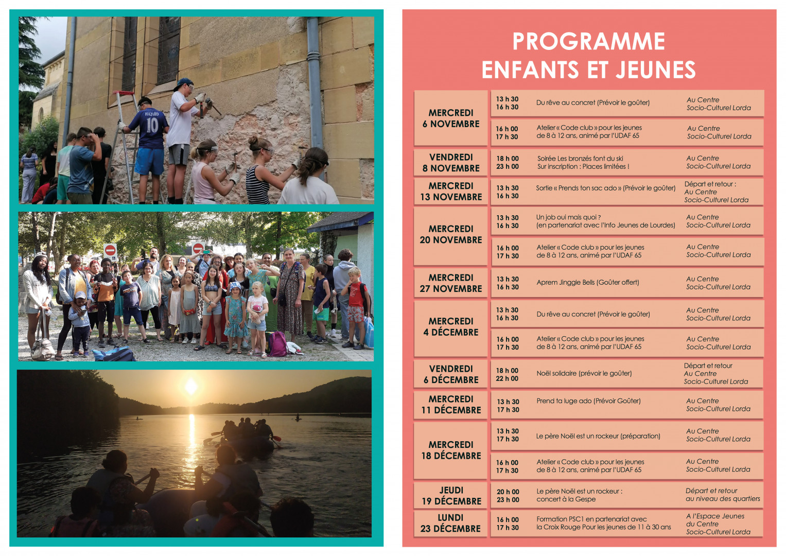 Programme CSC Lorda Septembre-Octobre 2024