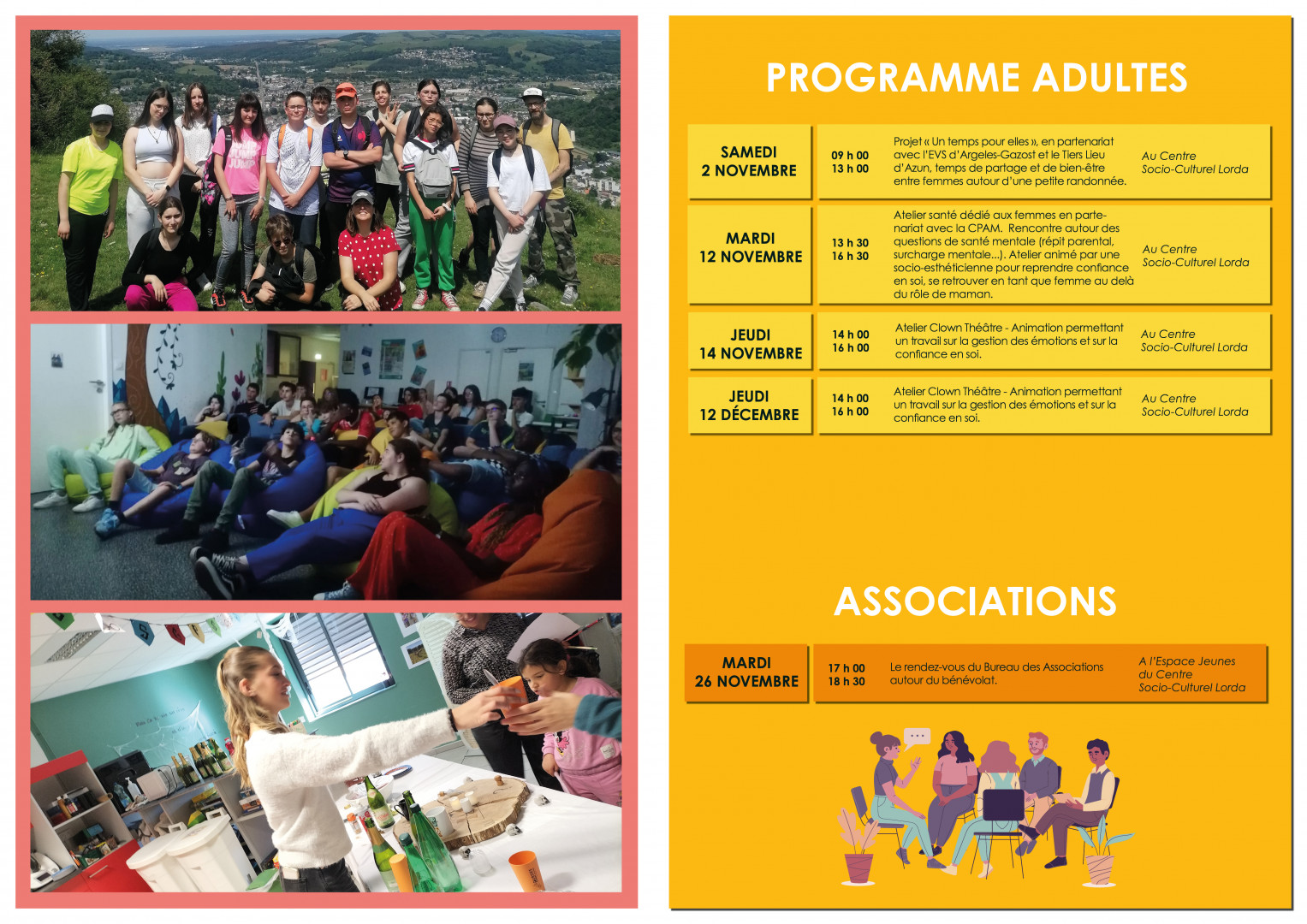 Programme CSC Lorda Septembre-Octobre 2024