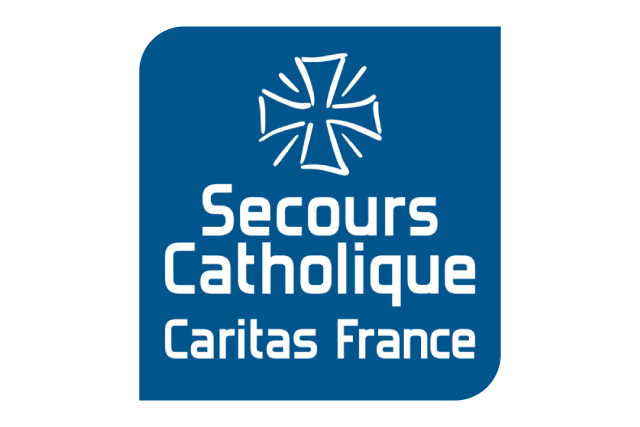 Logo Secours Catholique Caritas France intro