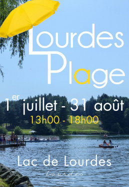 Affiche 2017 Lourdes Plage