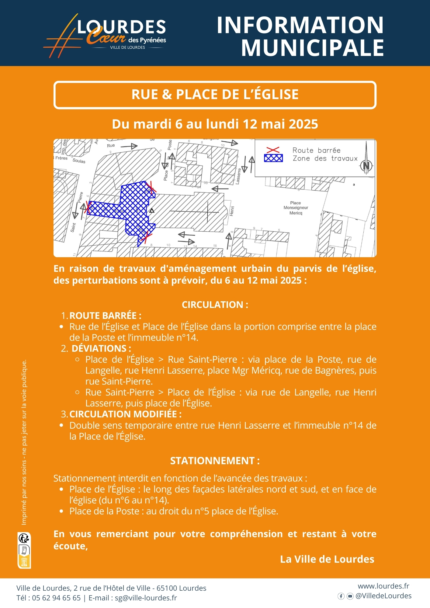 2025 05 05 Travaux aménagement urbains parvis de léglise
