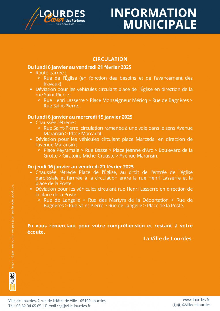 2025 01 06 2025 02 21 Travaux réseau Place de lEglise