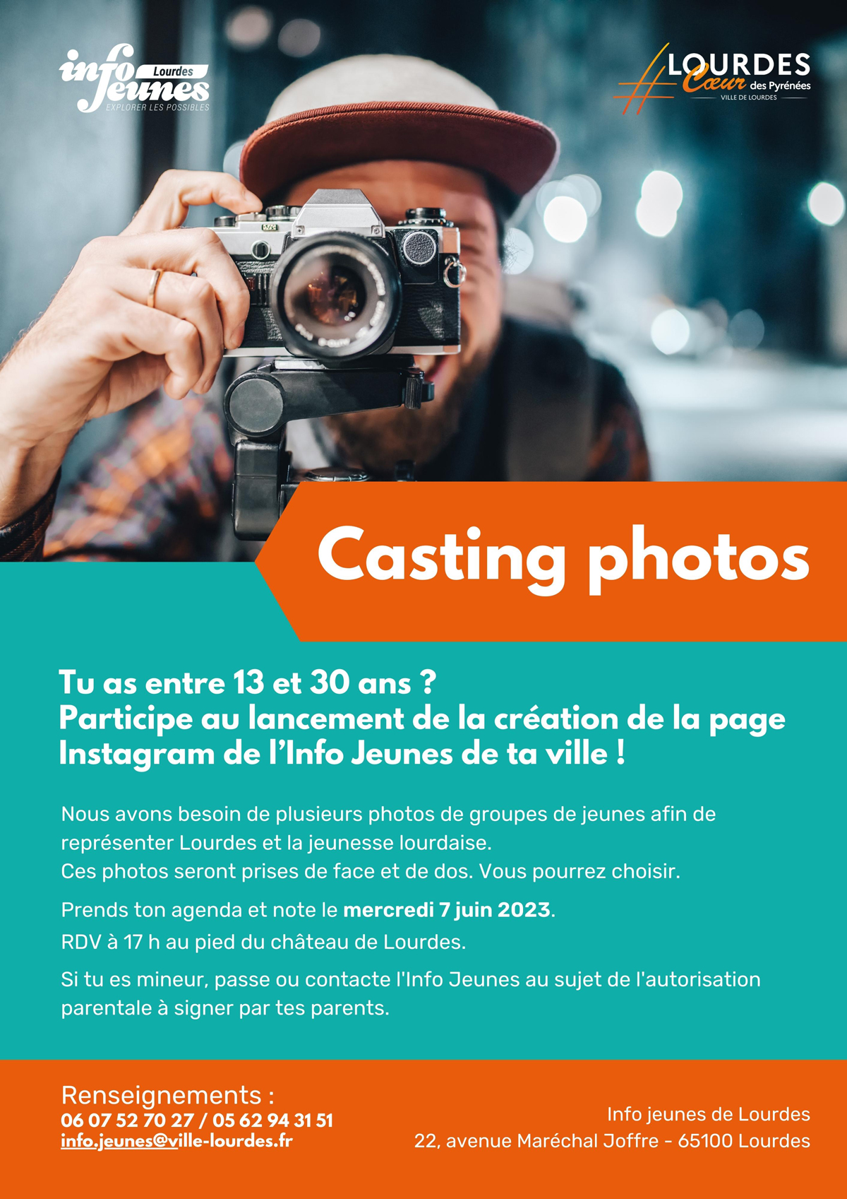 Casting Photos Info jeunes web