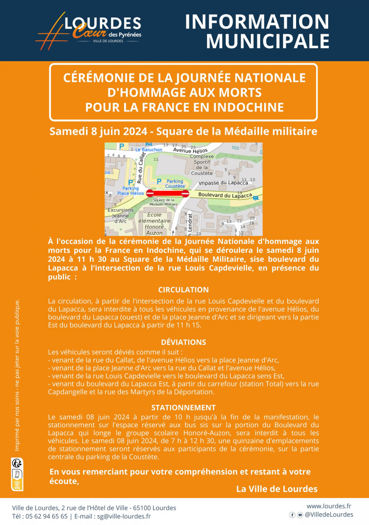 Journée Nationale dhommage aux morts pour la France en Indochine 8 juin 2024