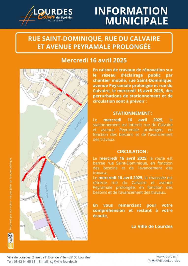 Rénovation Eclairage public 16 04 2025
