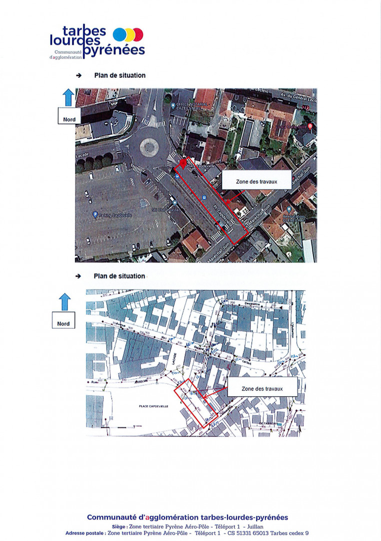 Tract information travaux LOURDES 2