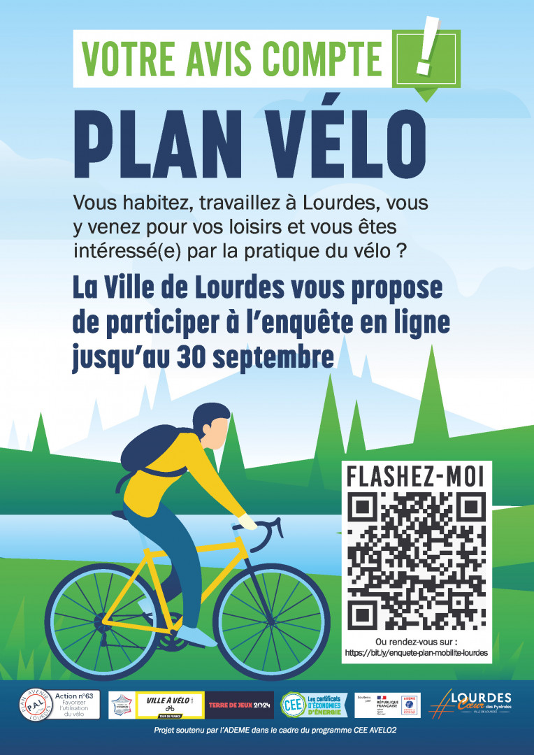 Plan vélo Lourdes