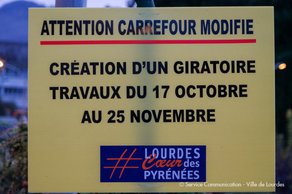 Création Giratoire Lapacca Lourdes 1