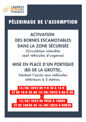 Flyer Bornes Pèlerinage assomption 2022