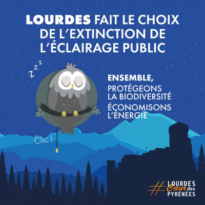 extinction eclairage public lourdes