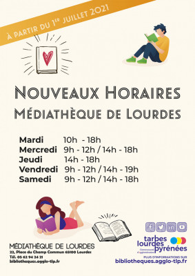 horaires mediatheque lourdes