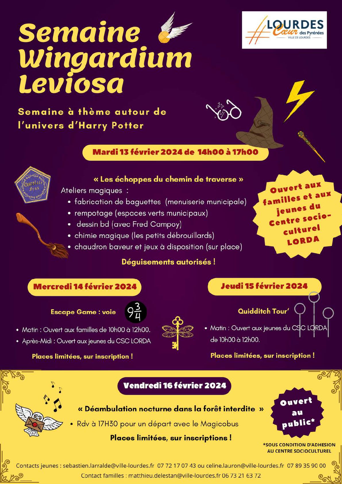 2024 02 13 Semaine Harry Potter CSC Lorda