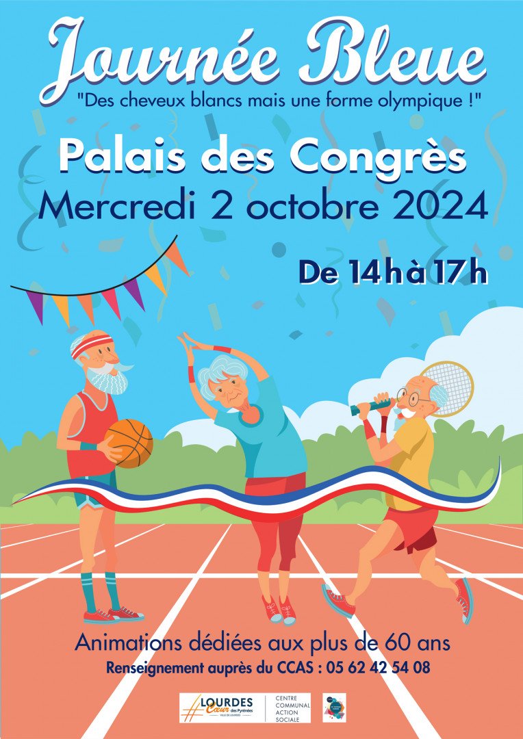 Journée bleue 2024 CCAS Lourdes
