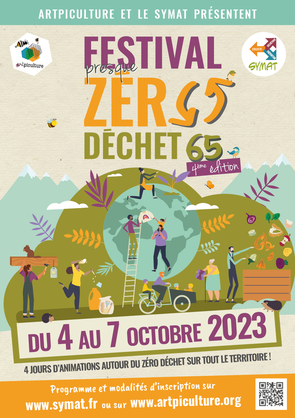 FESTIVAL presque ZÉRO DÉCHET 65 2023 affiche