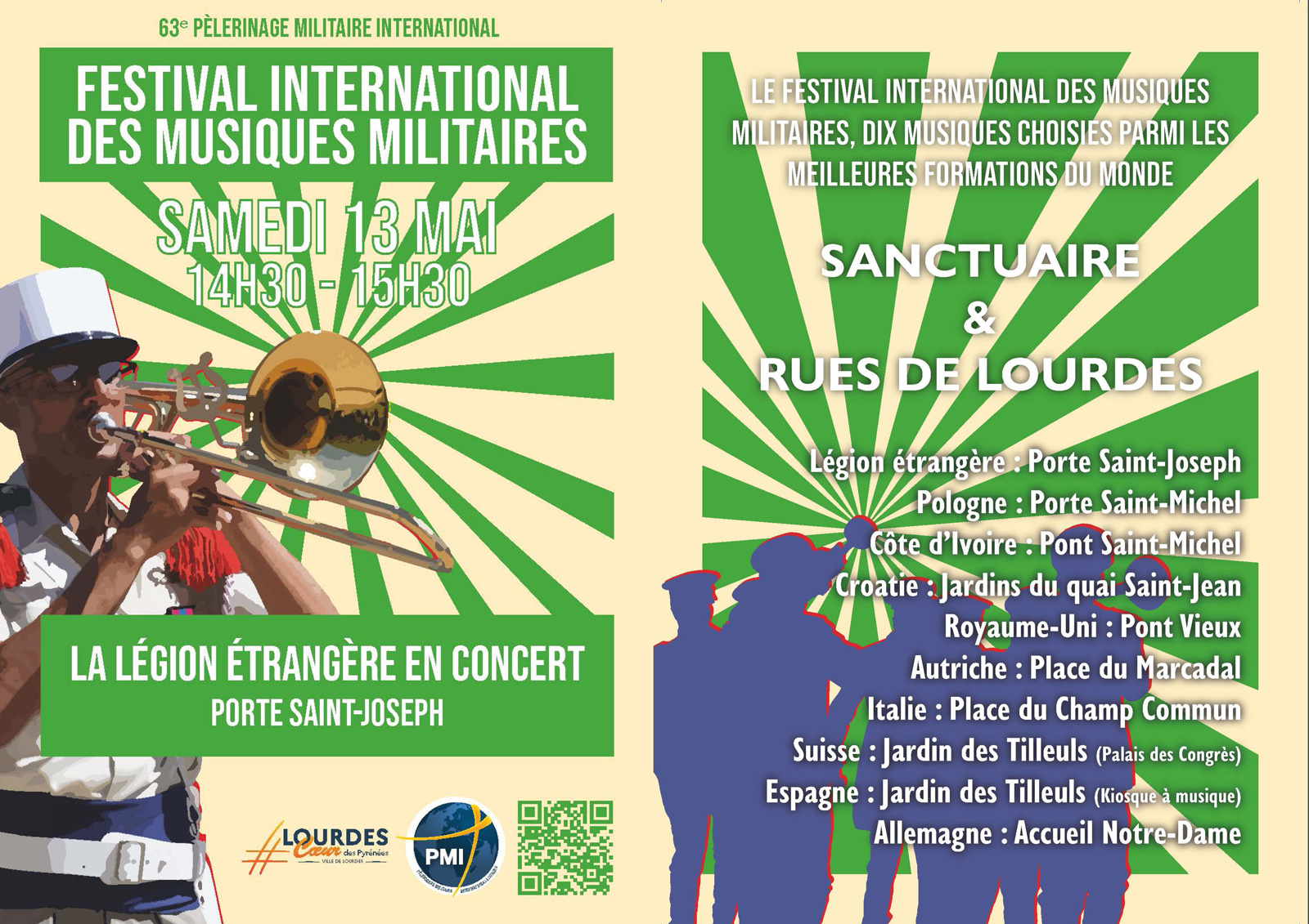Festival Musiques Militaires PMI 2023 Lourdes