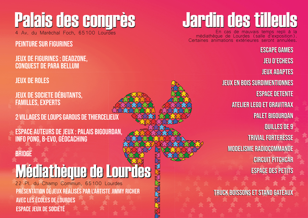 Fete mondiale du Jeu Lourdes 2023 programme