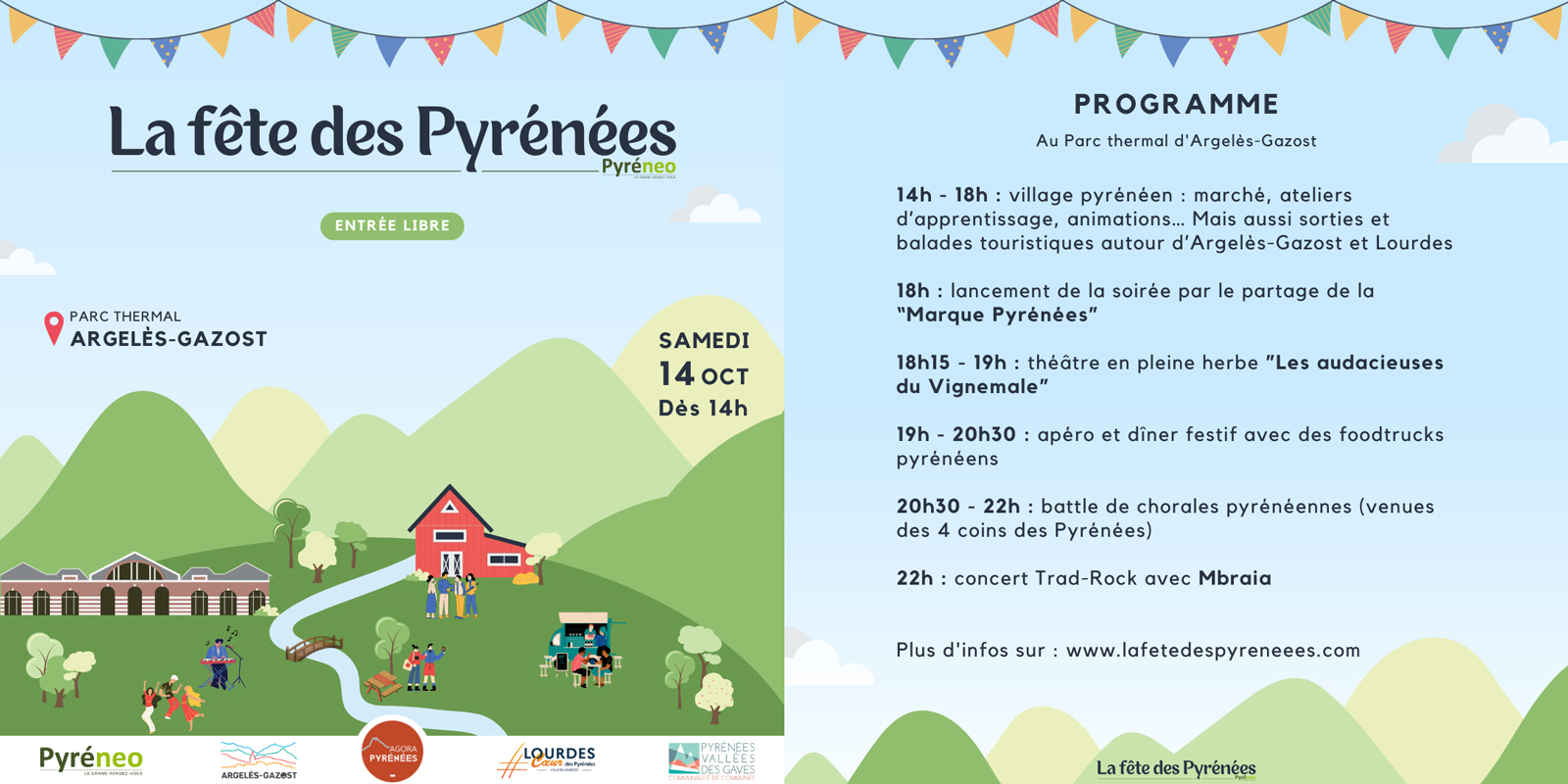 Fête Pyrénées RS programme