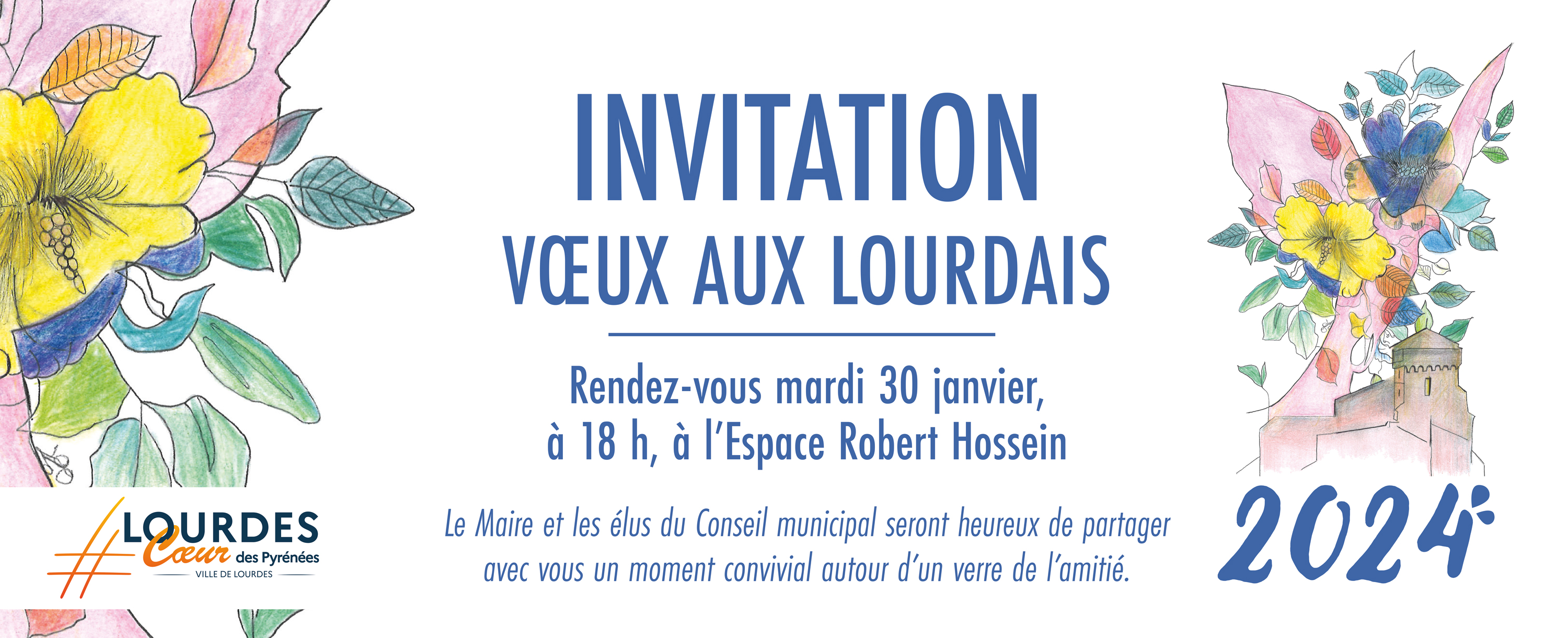 Invitation voeux aux lourdais 2024