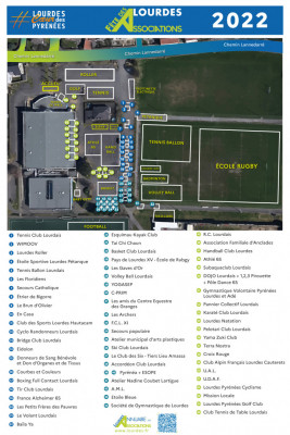 Plan Emplacements Fête Asso 2022