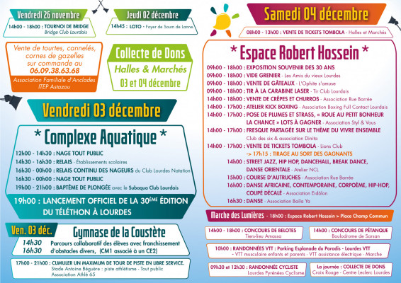 miniatures Téléthon 2021 Lourdes programme02