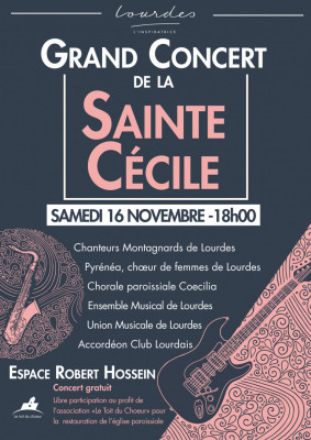 Concert Sainte Cecile 2019 affiche