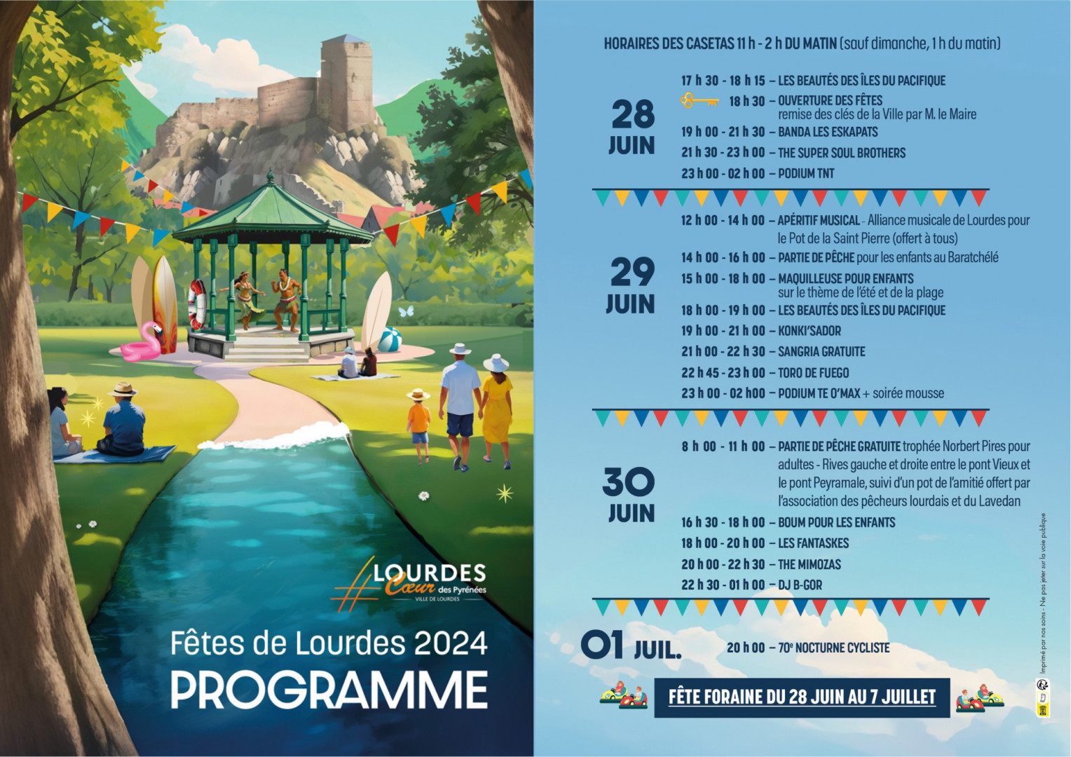 programme fetes de lourdes 2024 visuel