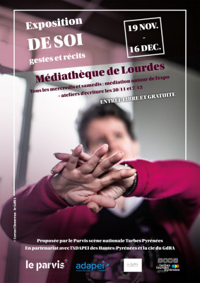 Expo de soi Médiathèque Lourdes affiche