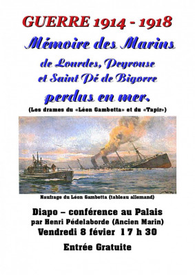 expo lourdes marins grande guerre