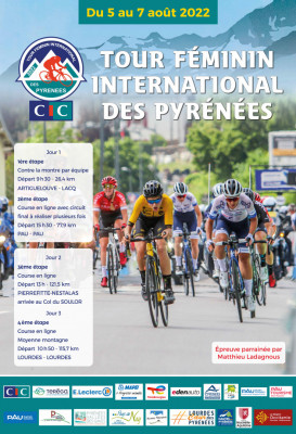 tour féminin pyrénées 2022 affiche