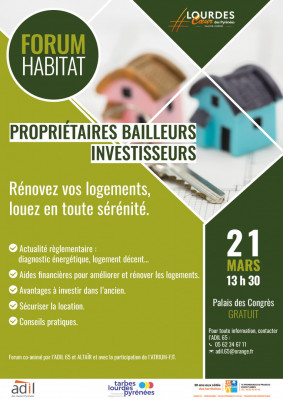 AFFICHE FORUM HABITAT