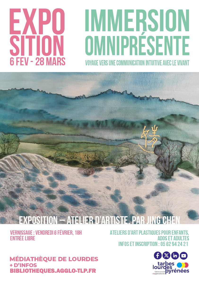 « Immersion omniprésente » Exposition et atelier d’artiste par Jing CHEN