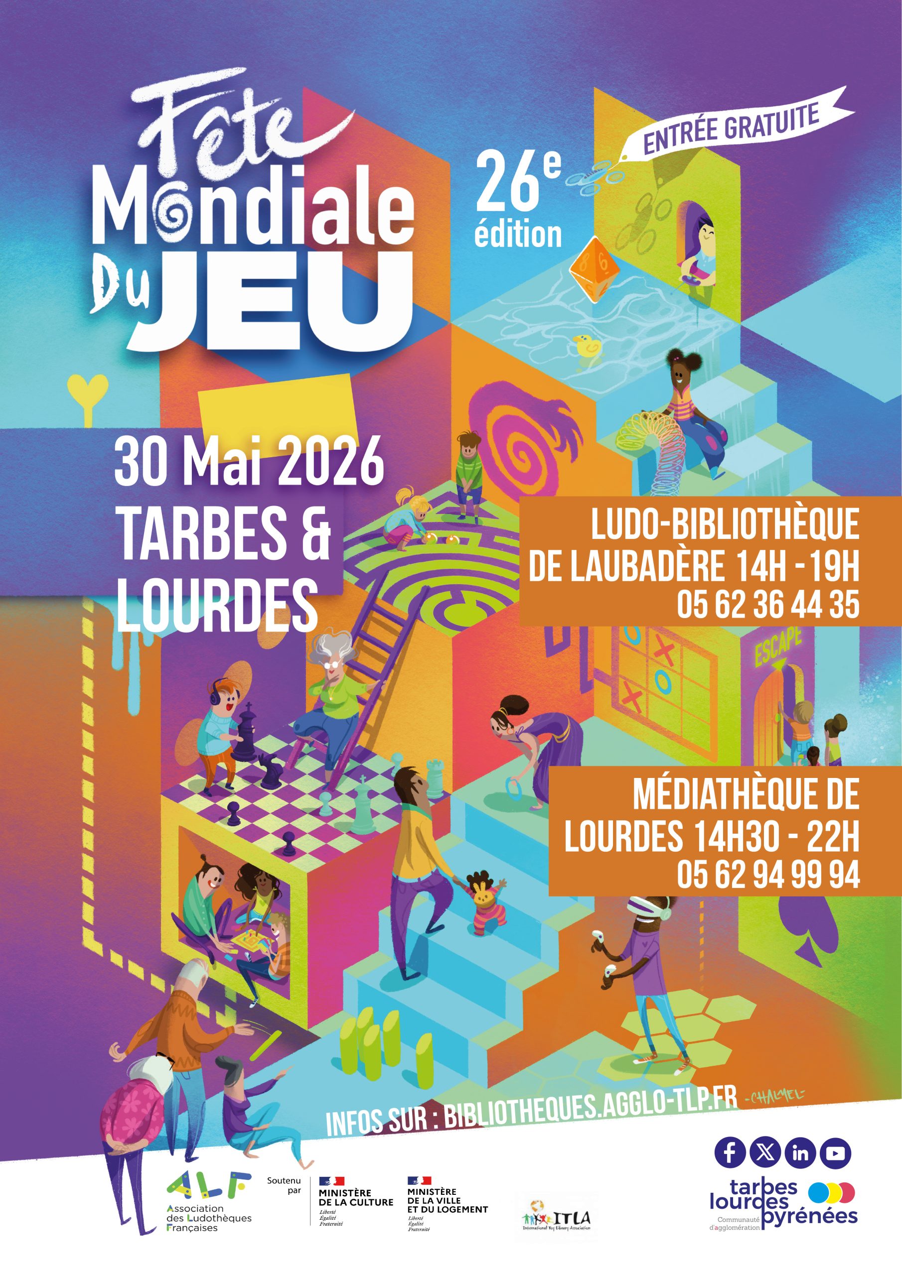 Fête mondiale du jeu à la Médiathèque