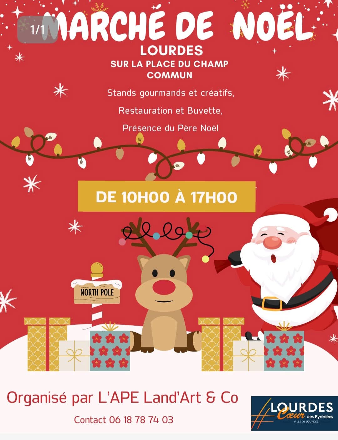 Marché de Noël de l’APE Land’Art & Co