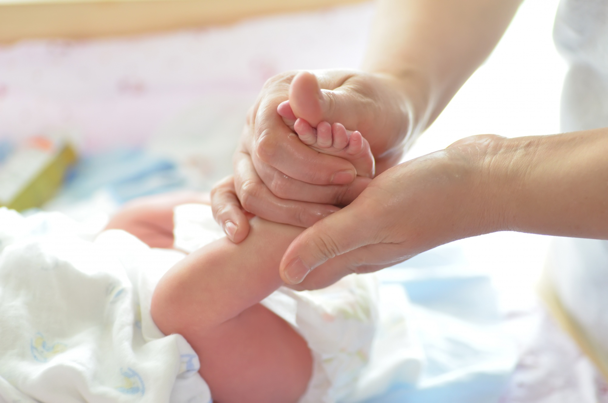 Atelier parent-bébé autour du massage