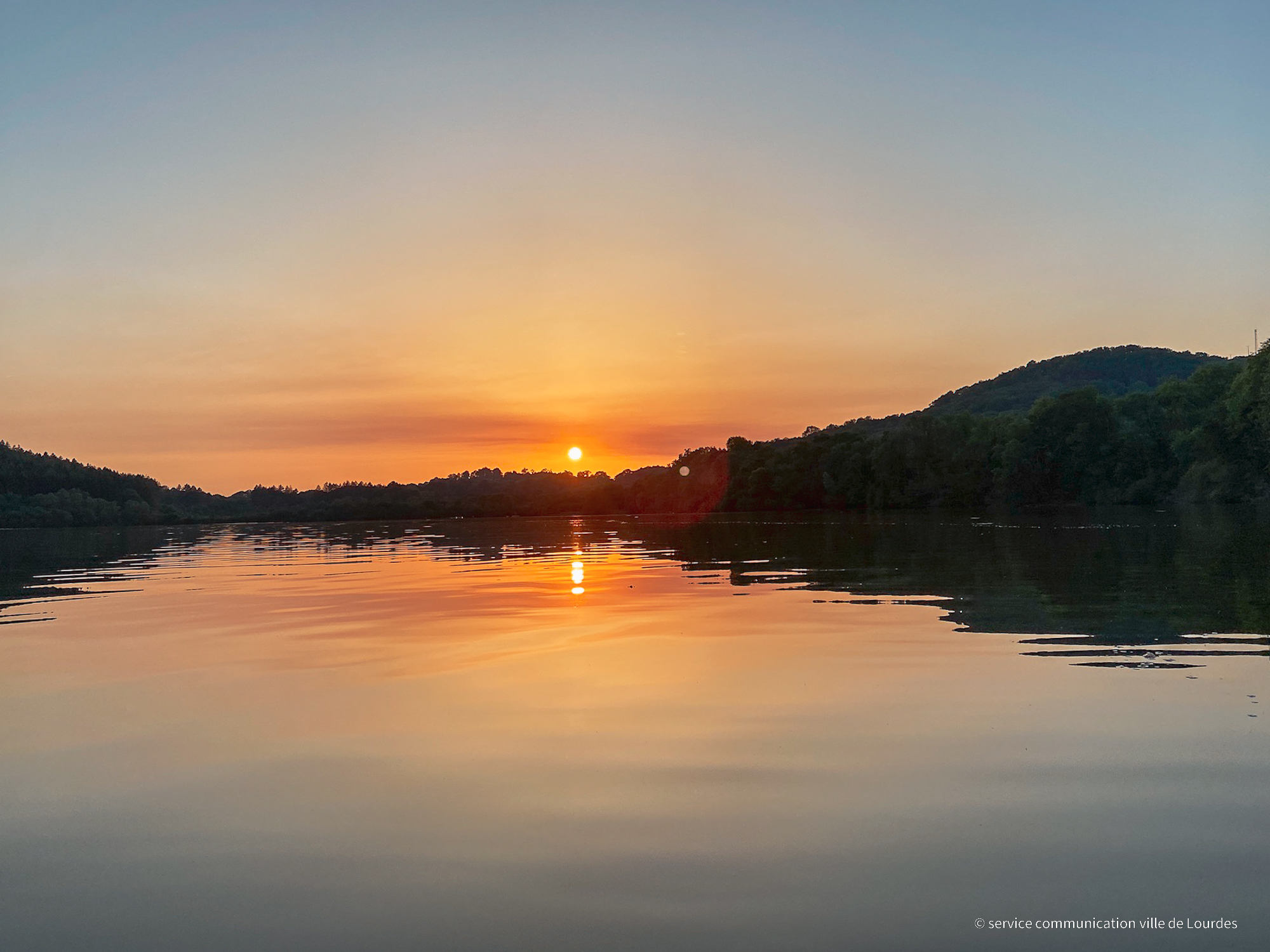 Soirées coucher de soleil au Lac de Lourdes