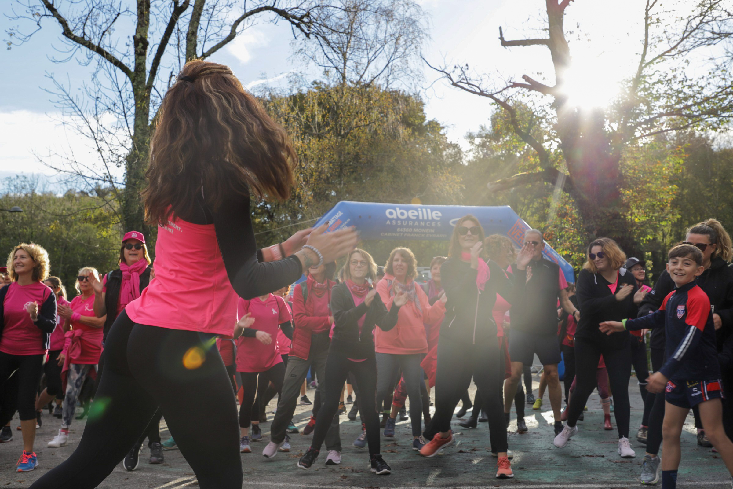 Bal participatif lors d'une précédente édition d'Octobre Rose à Lourdes