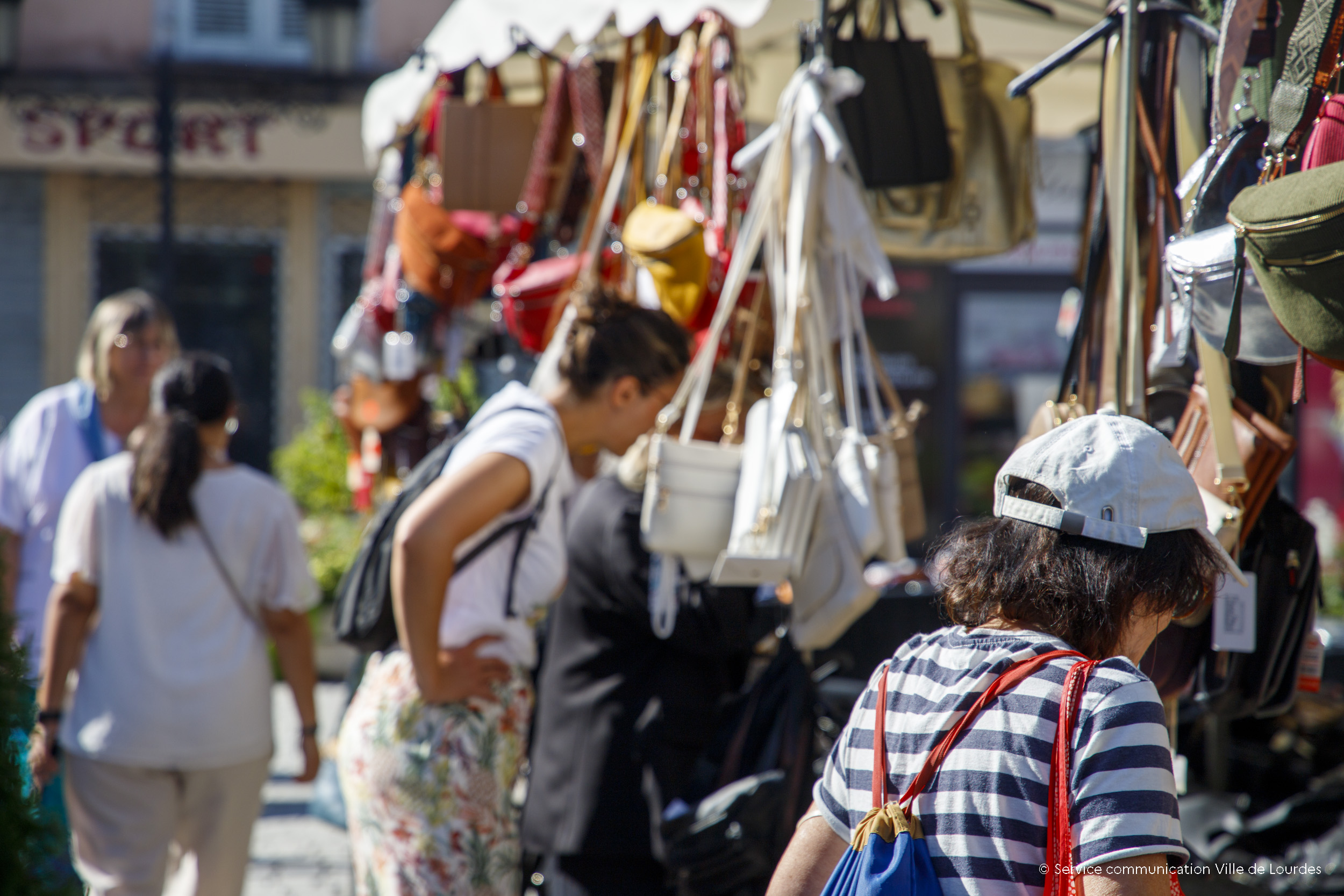 Les commerçants fêtent les Mamans