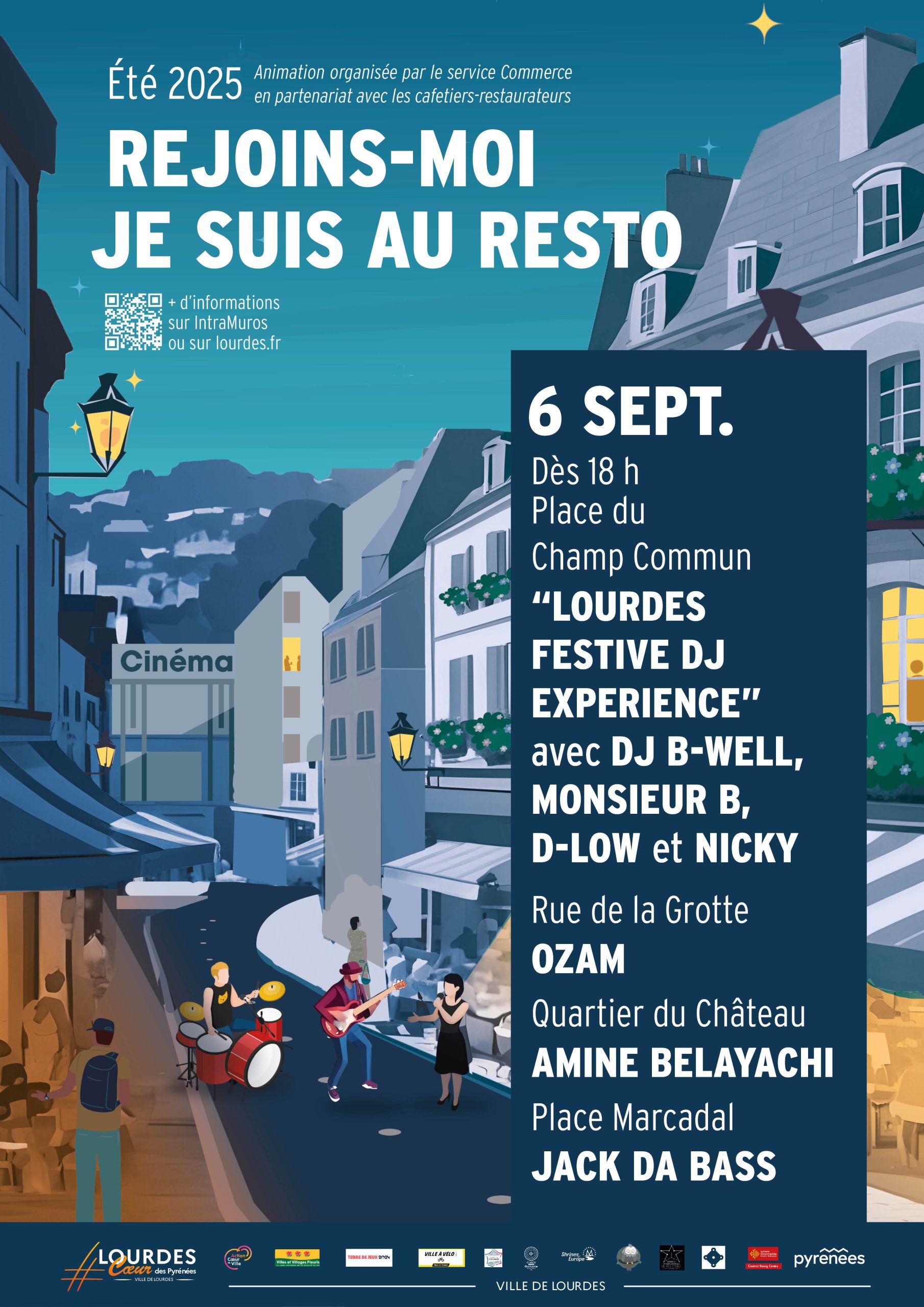 Rejoins-moi, je suis au resto : concerts gratuits en centre-ville ! 