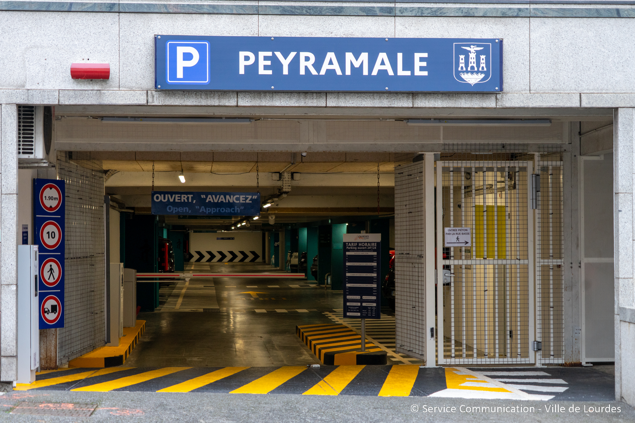 Nouveau ! un abonnement annuel numéroté au parking souterrain Peyramale