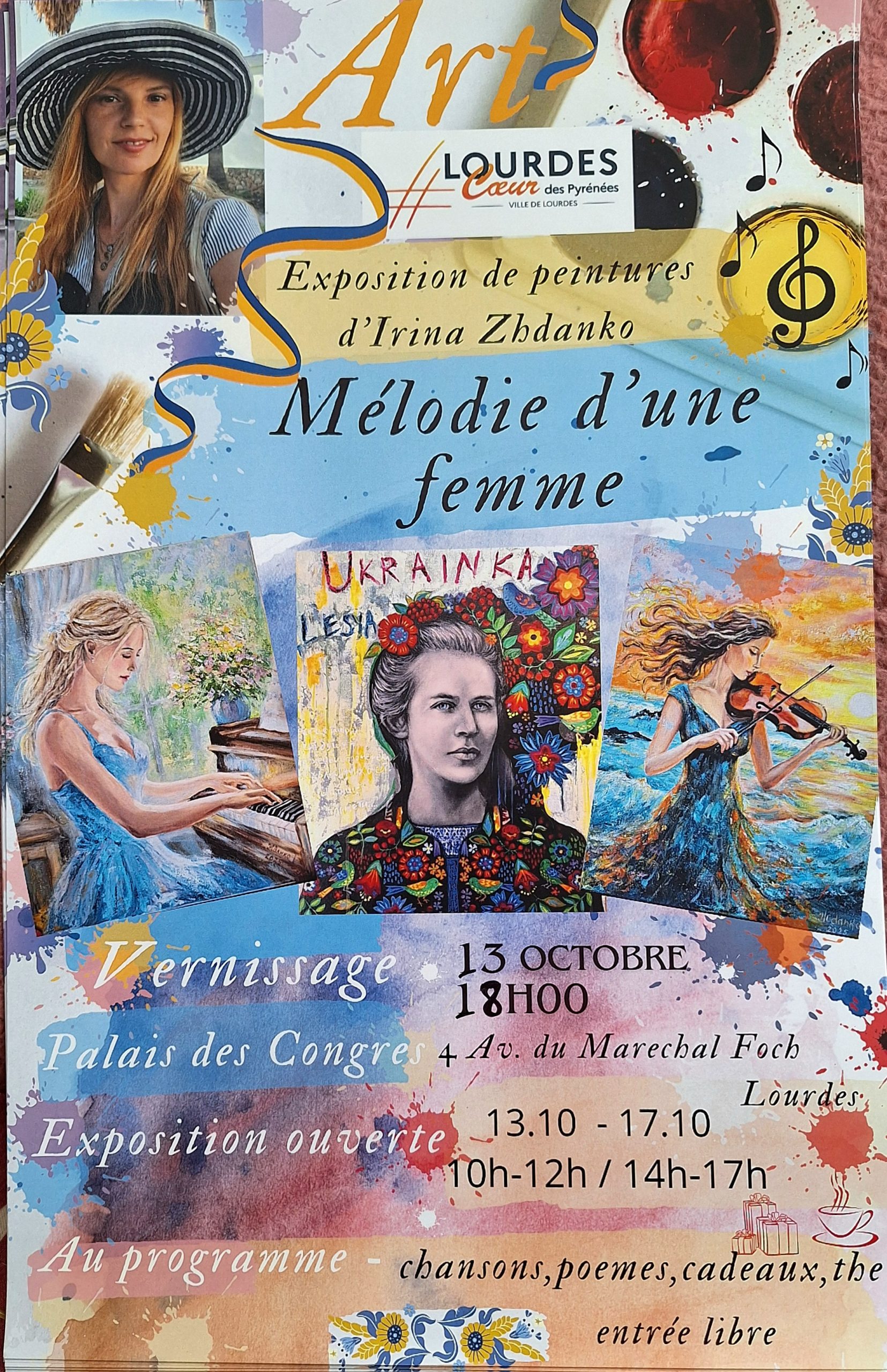 Exposition « Mélodie d’une femme » d’Irina Zhdanko