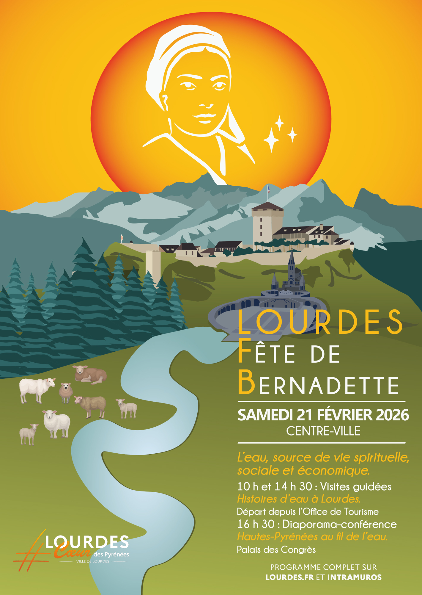 Fête de Bernadette – Histoire d&rsquo;eau à Lourdes