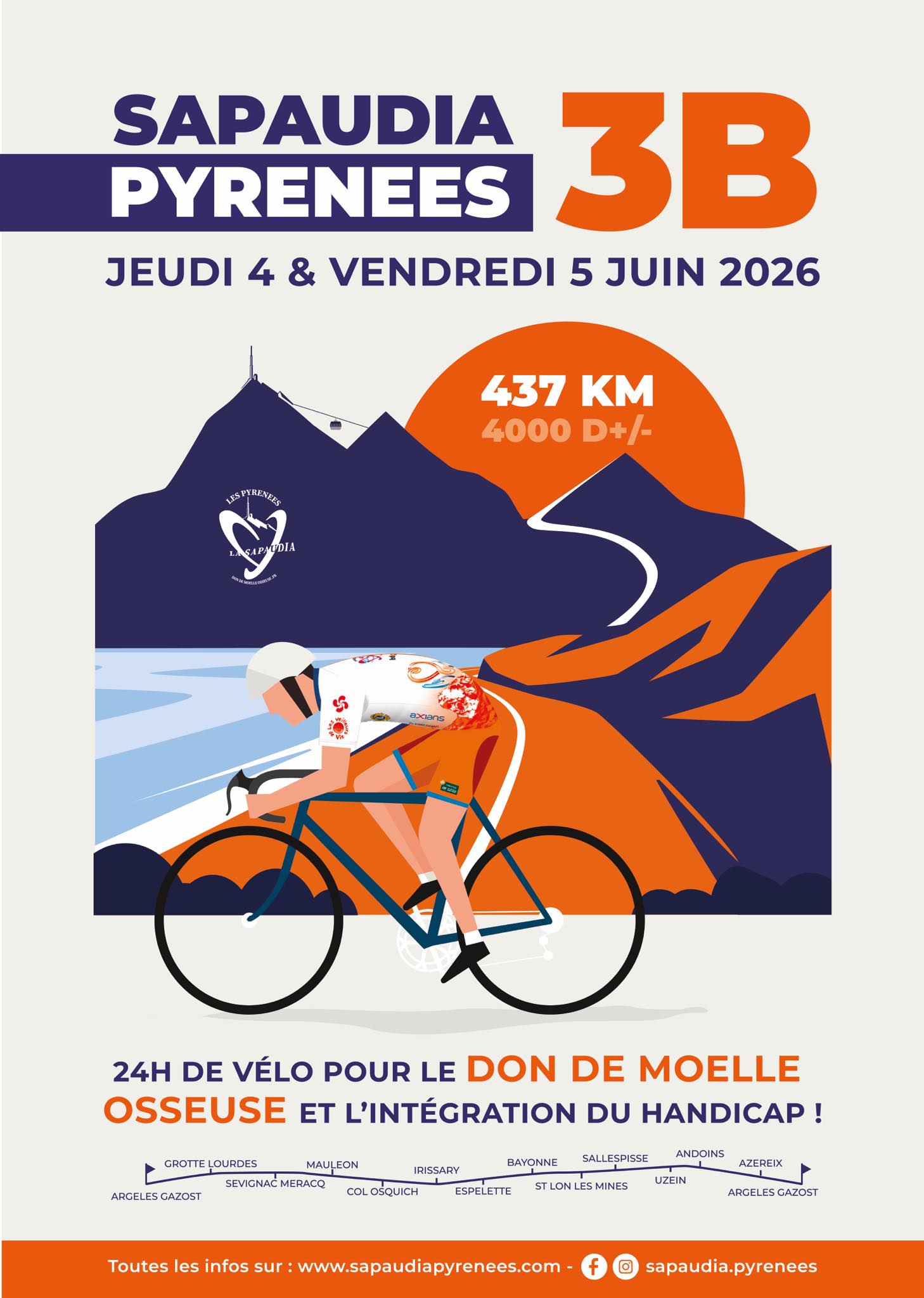 Randonnée cycliste : la Sapaudia Pyrénées