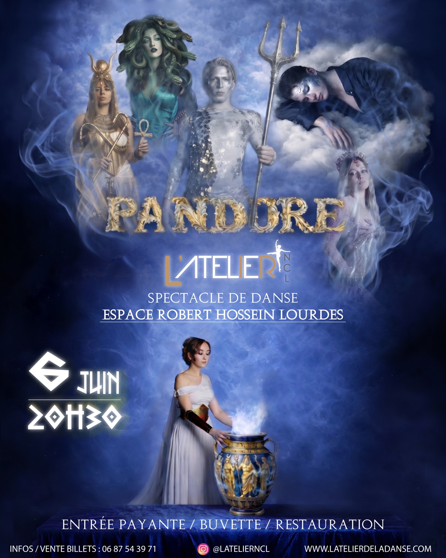 Pandore – Spectacle de danse organisé par l&rsquo;Atelier NCL Project