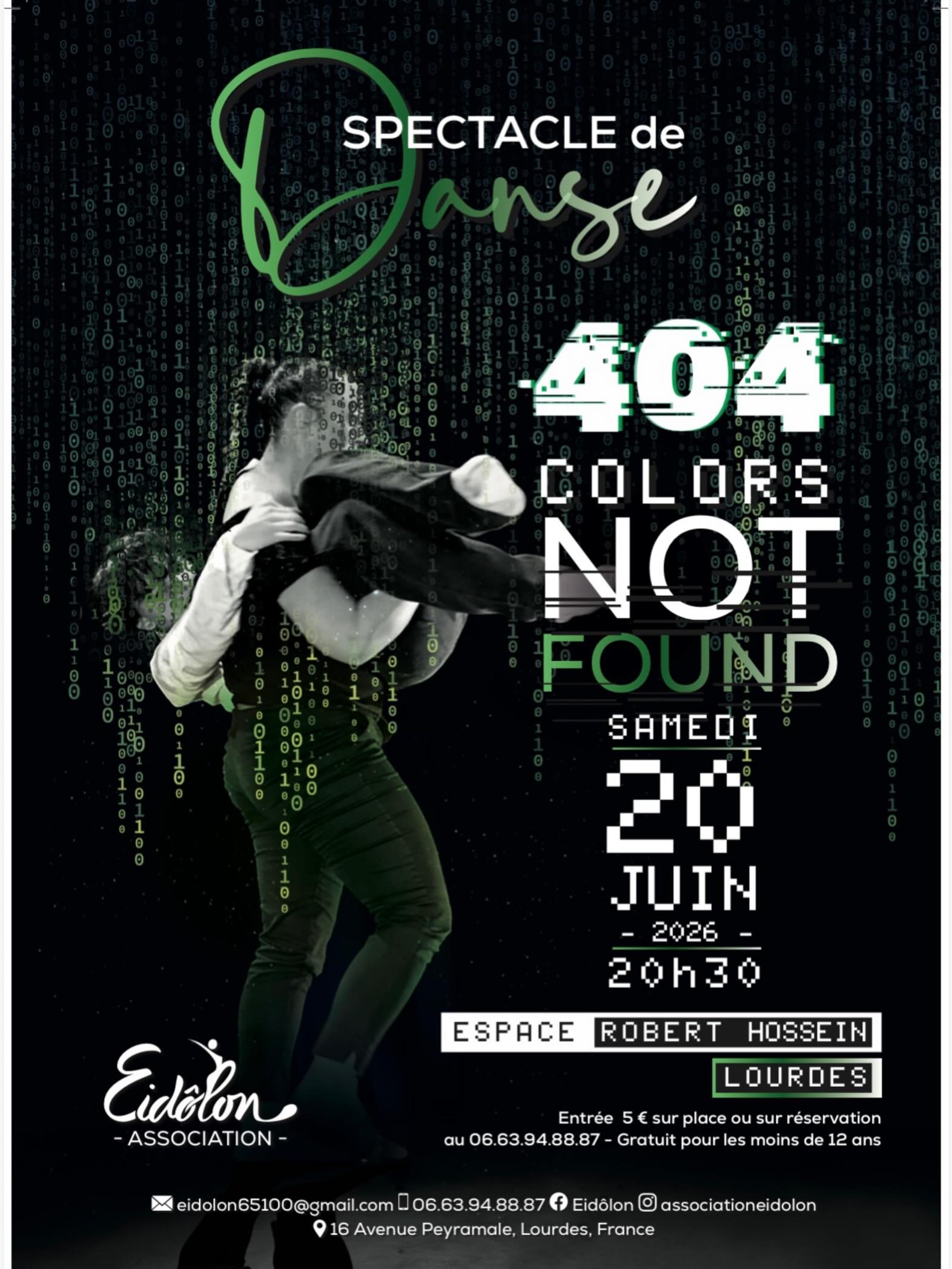 404 colors not found – Spectacle de danse organisé par l&rsquo;association Eidôlon
