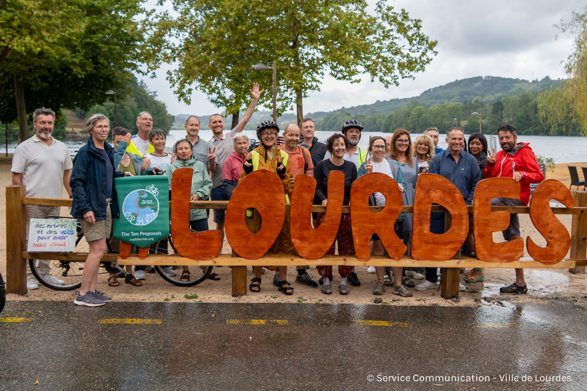 La COP Bike Ride a fait étape à Lourdes
