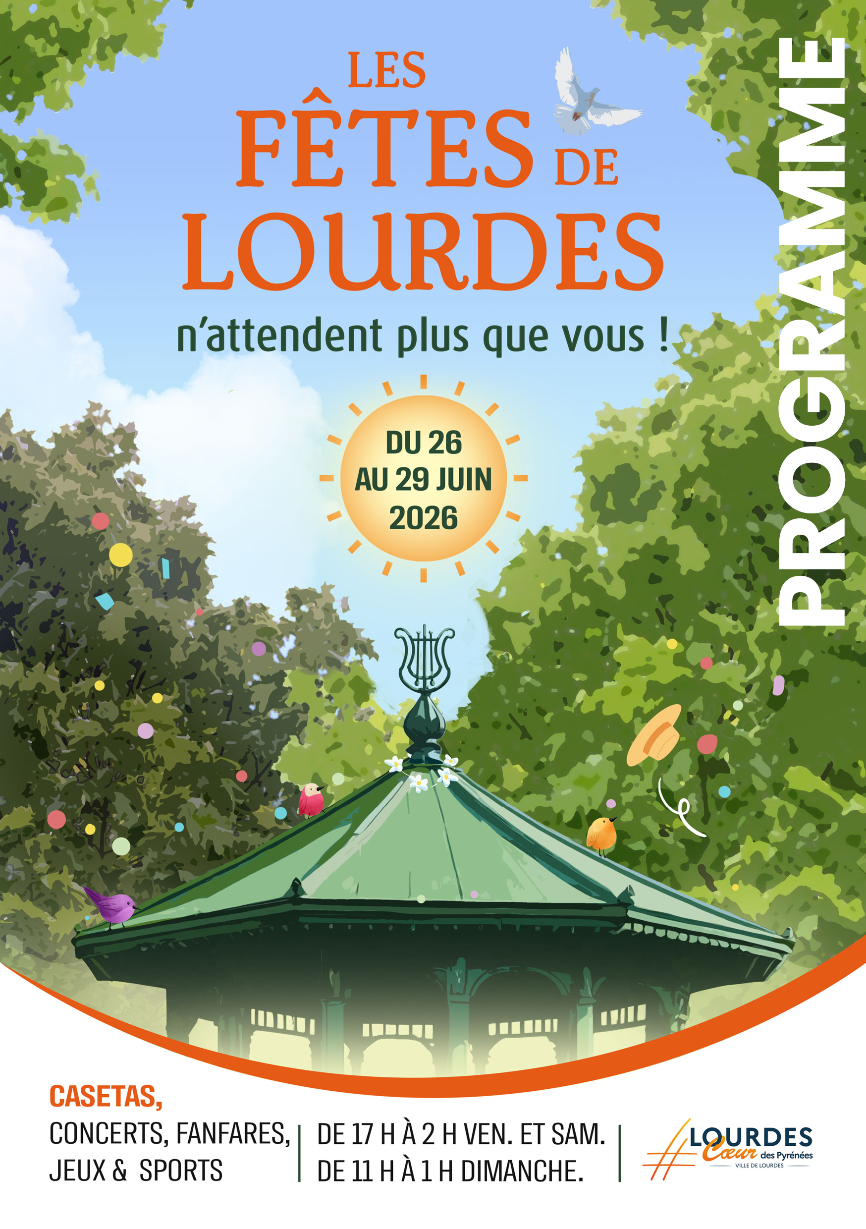 Programme des Fêtes De Lourdes 2026