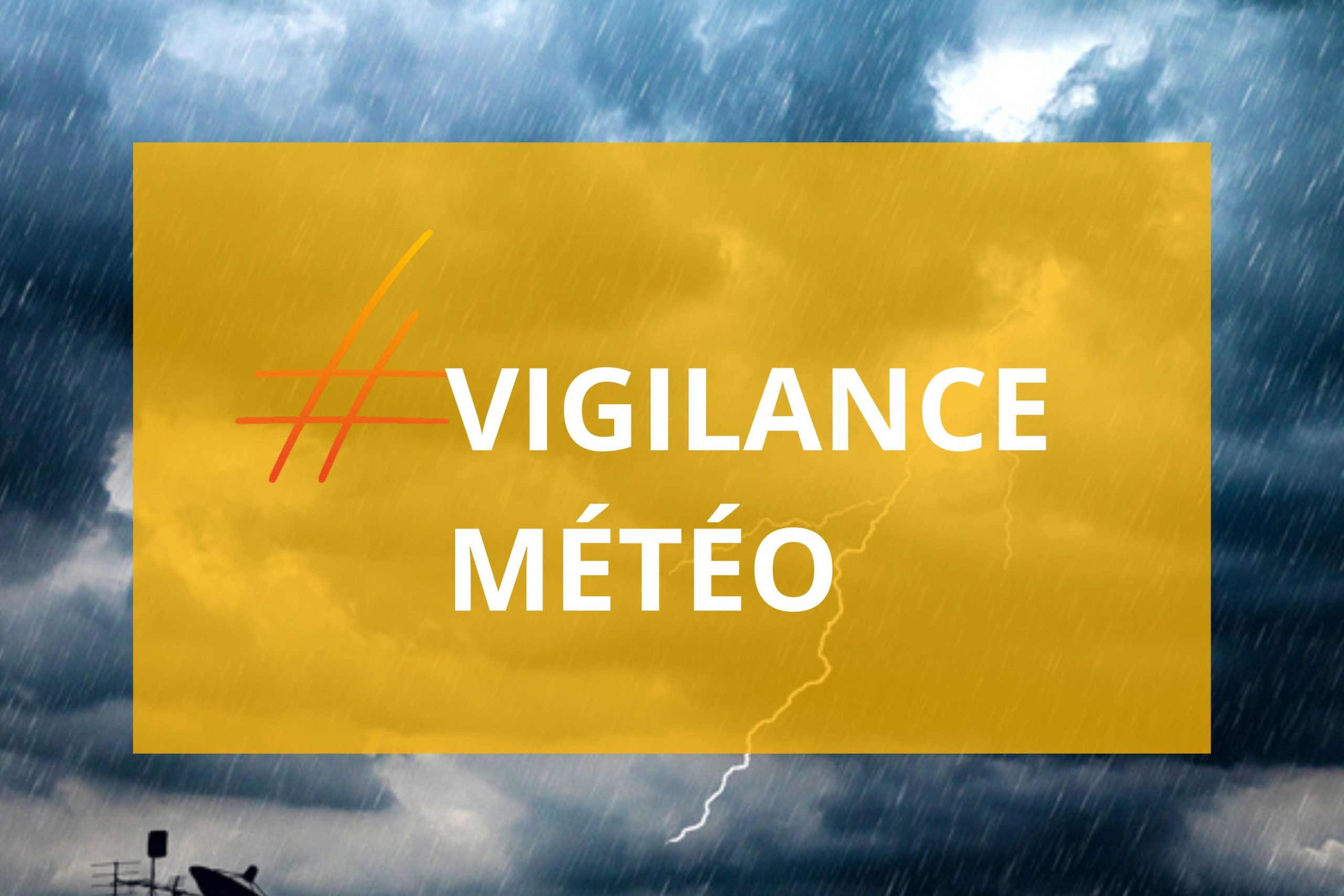 Alerte vigilance orange : ORAGES – Dimanche 10 mai 2026 – Fermeture de certains espaces publics et jardins
